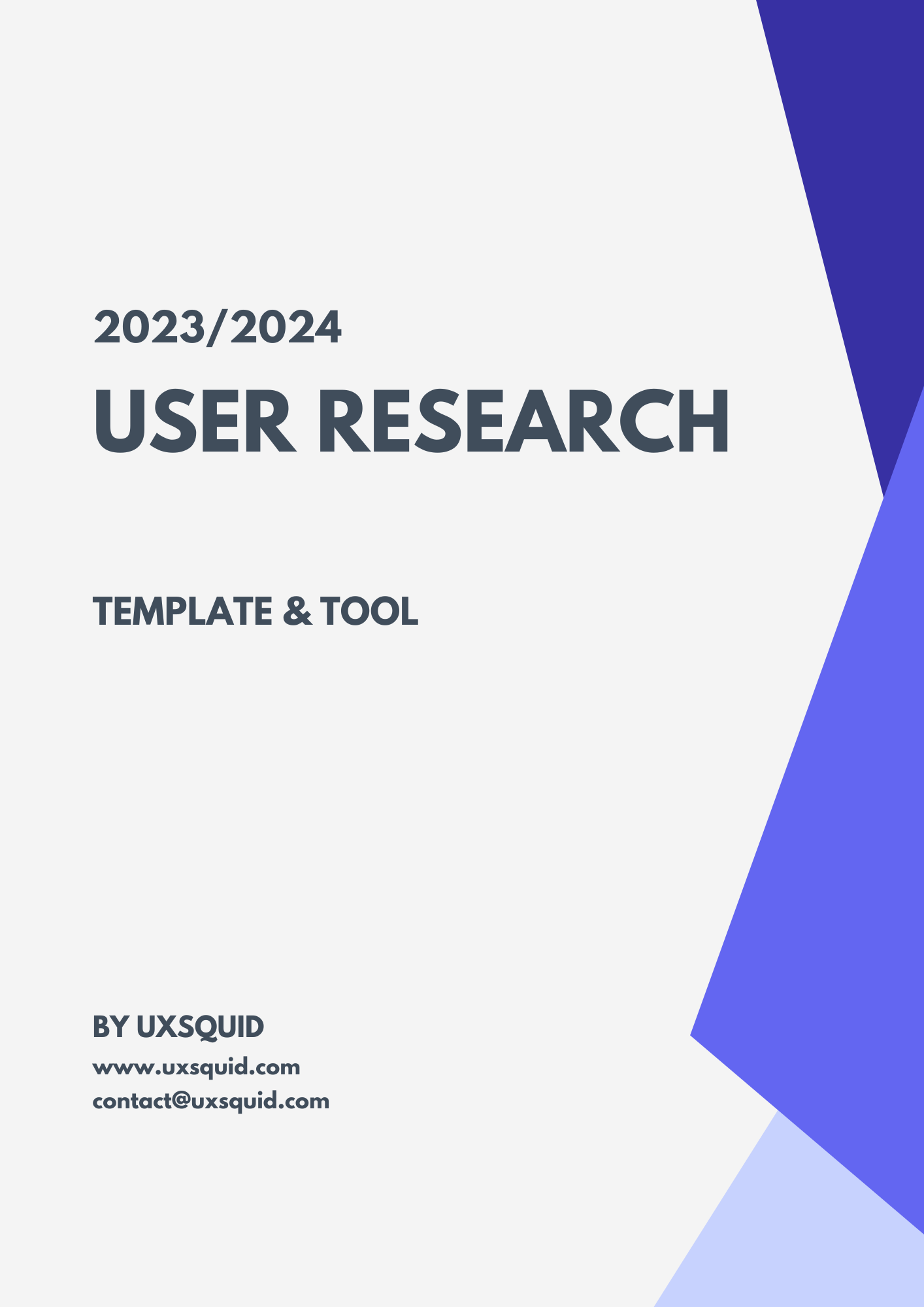 UX Research Tool Template